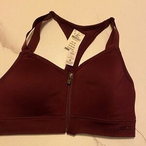 PINK Victoria's Secret Maroon Sports Bra